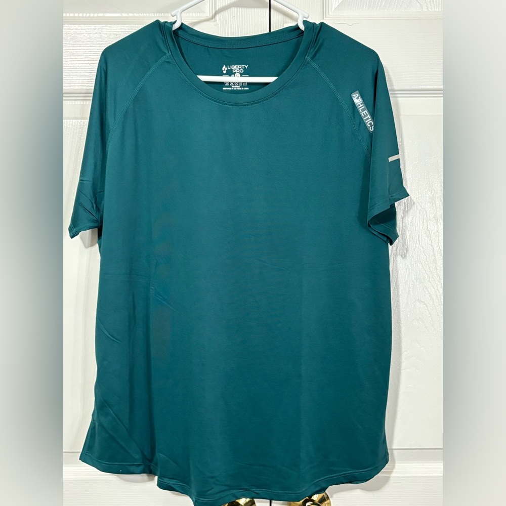 Liberty Pro Mens Athletic Short Sleeve T Shirt Blue Size XL NWT